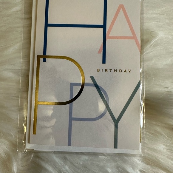 🧡10/$10 Elegant Multicolor Birthday Card - Picture 1 of 3